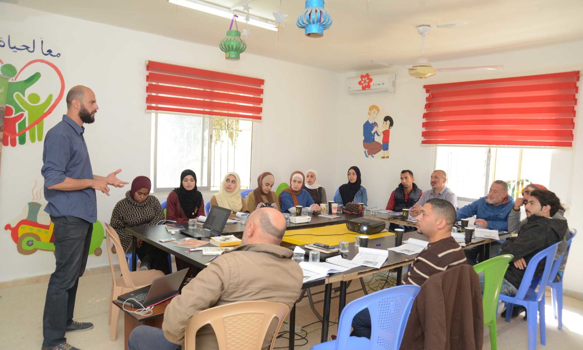 Local guides training in Wadi Gharaba - Jordan Valley